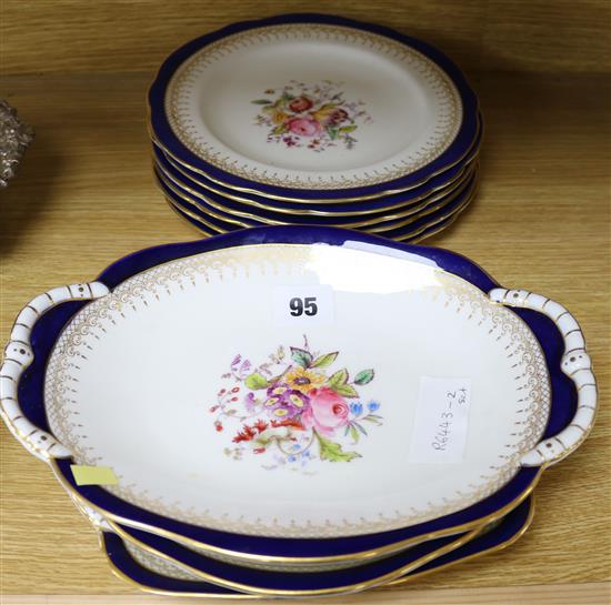 A Coalport dessert set